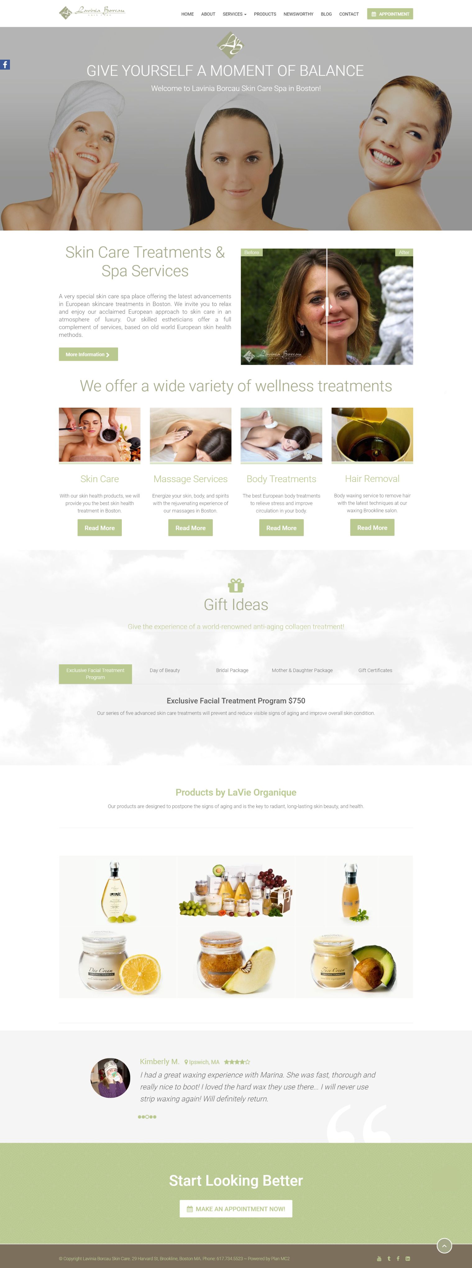 Sitio web Lavinia Borcau