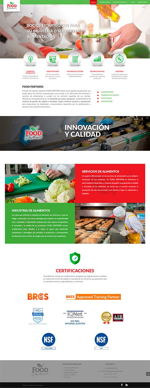 Food Partners website