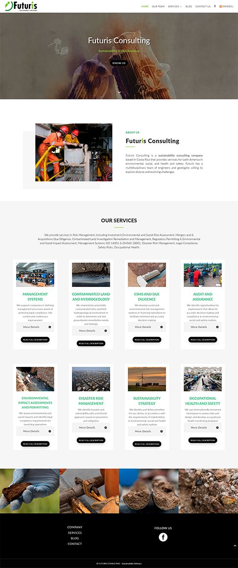 Futuris Consulting website